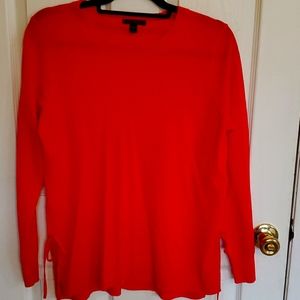 Red J. Crew sweater